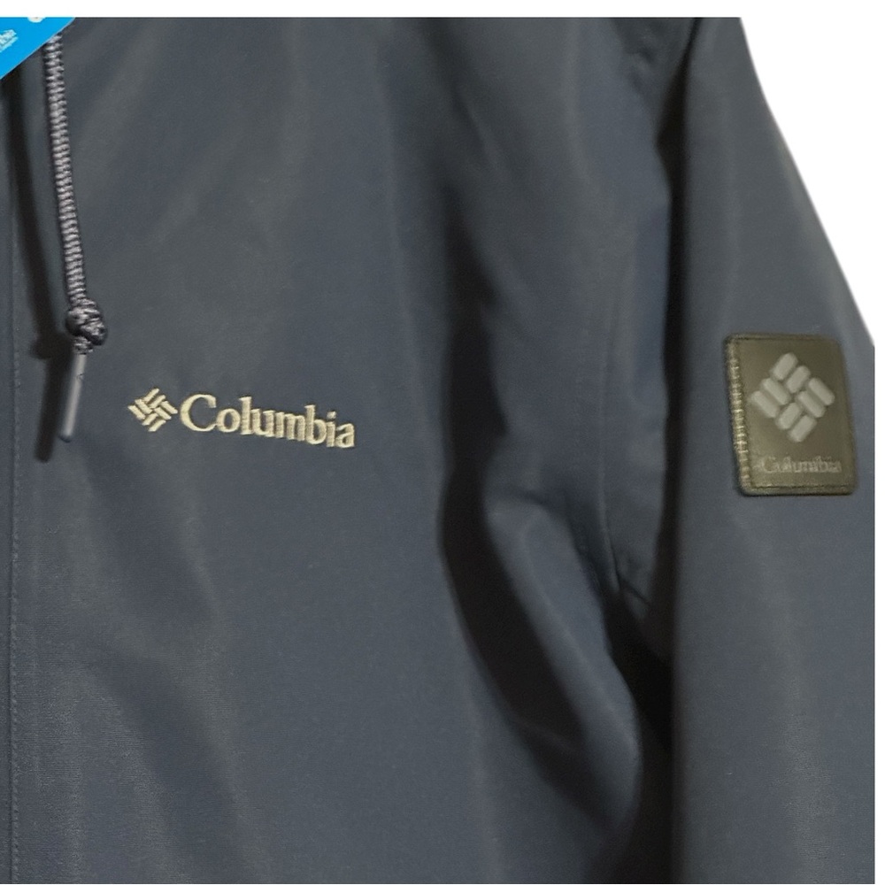 Columbia NWT Nocturnal Blue Tan Sherpa Drop Ridge 3-in-1 Interchange Jacket - Picture 14 of 15